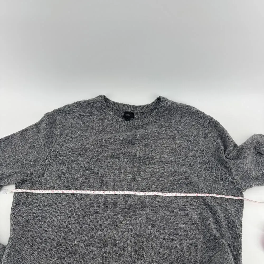 J. Crew Mens Crewneck Pullover Sweater Cotton Wool Blend Size Large Classic